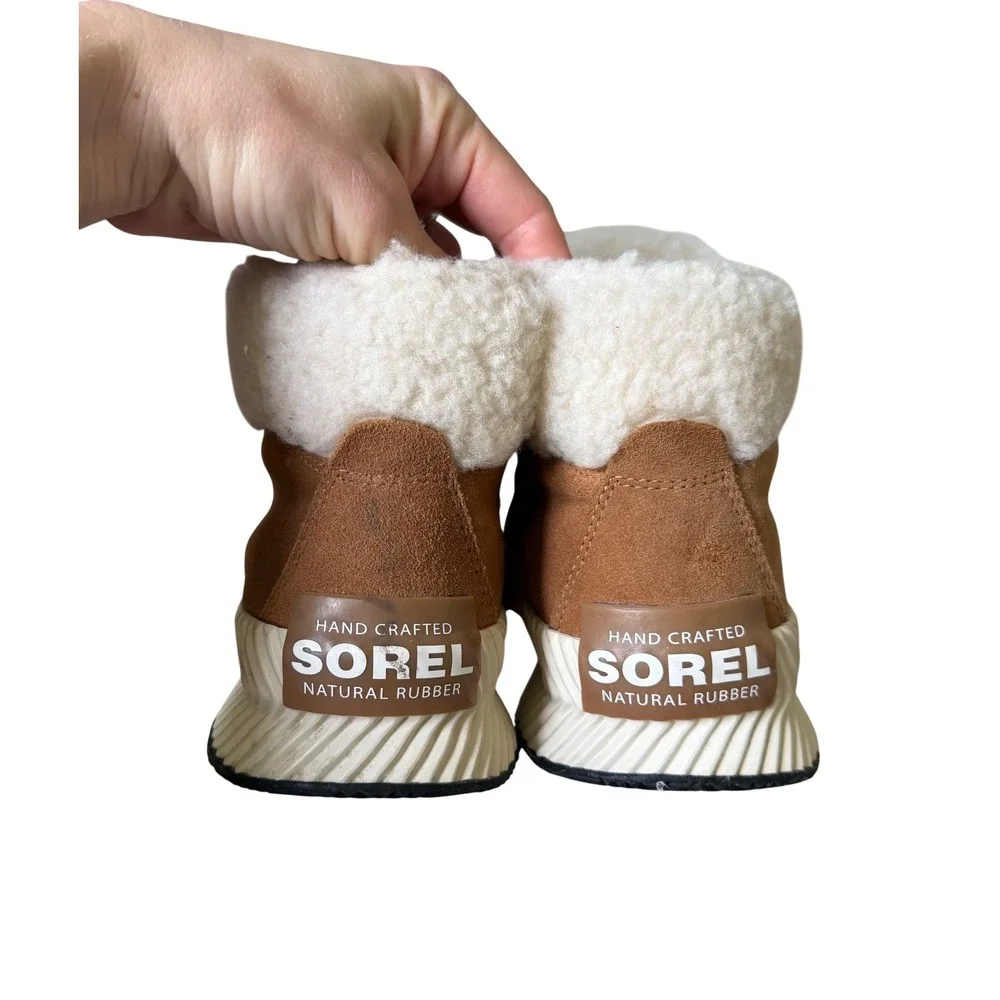 Sorel Out N About III Conquest Boots Womens Waterproof Suede Brown 10‎